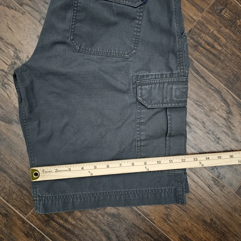 The North Face Mens 34 Shorts Regular Charcoal‎ Gray Ripstop Cargo